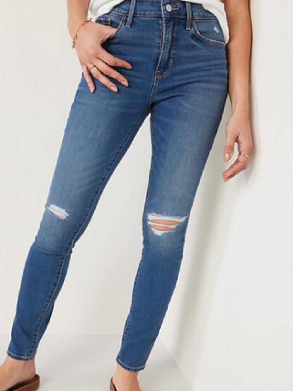 Old Navy Pop Icon Skinny High Rise Secret Slim Pockets Jeans 8R